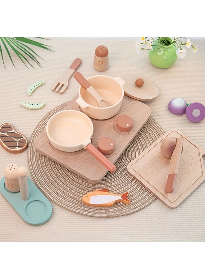 Cooking Utensils Toys Educational Playhouse Realistic Design Enhances Children Cooking Skills Parent Child Activity Game Ideal Gift - Image 4